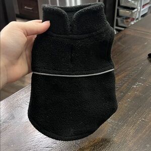 Black Fleece Jacket for small dogs 🐶